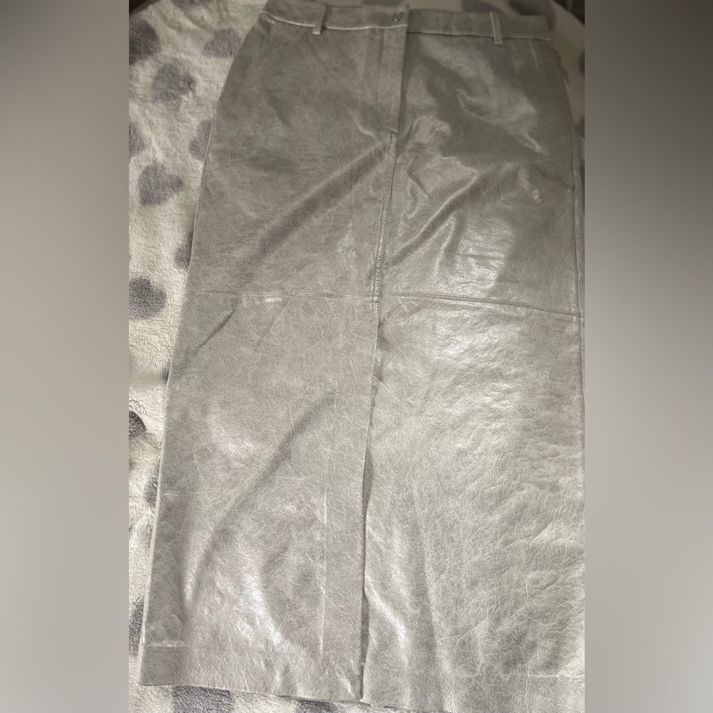 Nwt Esprit Elegant Gray Women's leather skirt